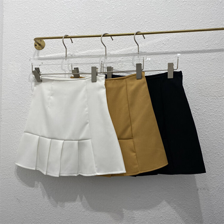 In early summer! [8lei5 ballet] college style A-line pleated skirt 935\wpl