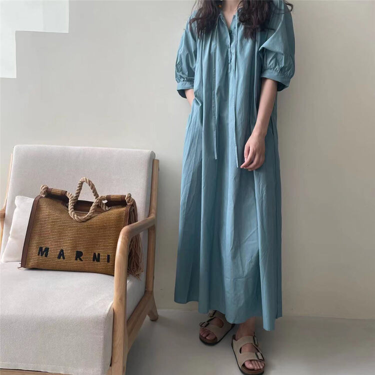 [FW] Korean loose and versatile dress 3809 "WPL