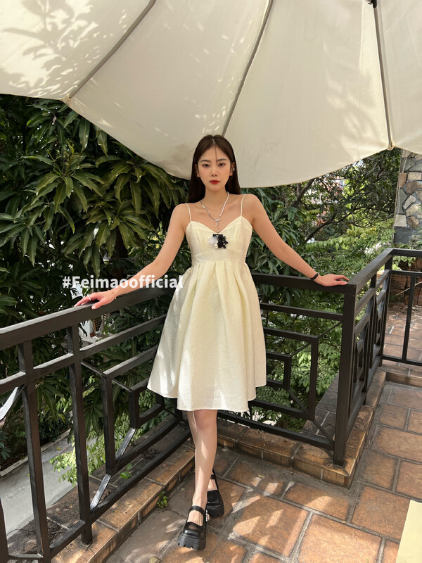 New year in early spring! [Feimao Philippine cat] Korean version temperament sweet dress ym-8022\lsl