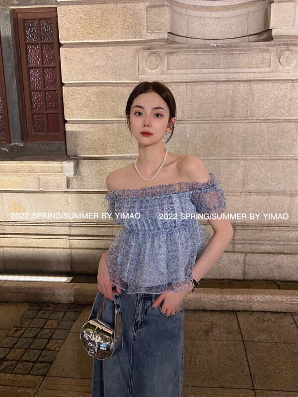 [Feimao (Yimao)] sleeveless pleated shirt ym-7834\lsl