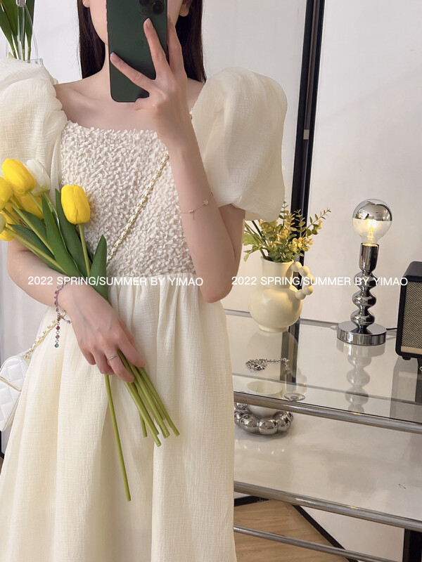 Original price 94.99! [Feimao (Yimao)] sweet, gentle and versatile dress z-4034\lsl