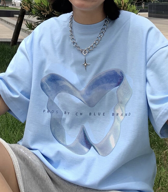 [j.2] personalized pattern casual loose short sleeve T-shirt 57# LSW