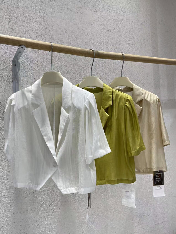 [JSM] casual Tencel thin material short suit 9975# LSL