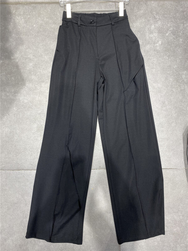 [natur] fashion baggy casual pants with holes 220652 # GYJ