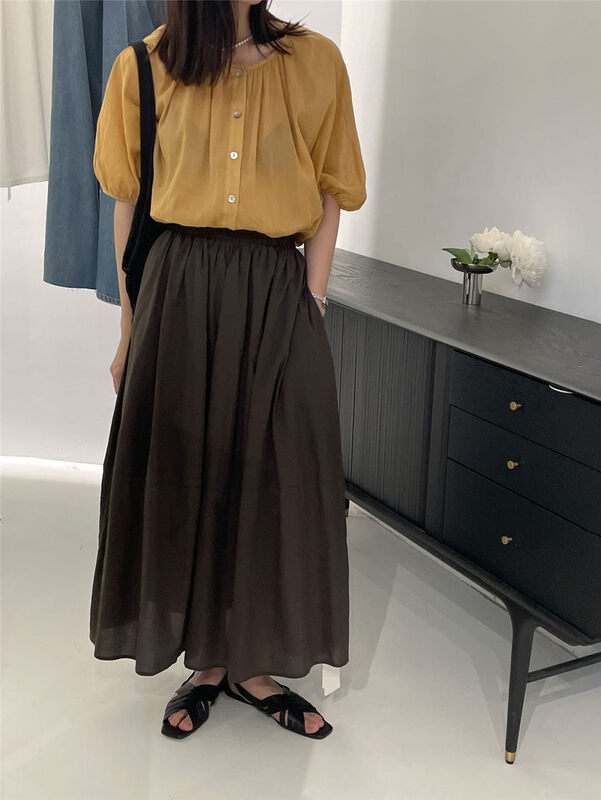 [clean space] Korean style casual temperament umbrella skirt 31850 \cls