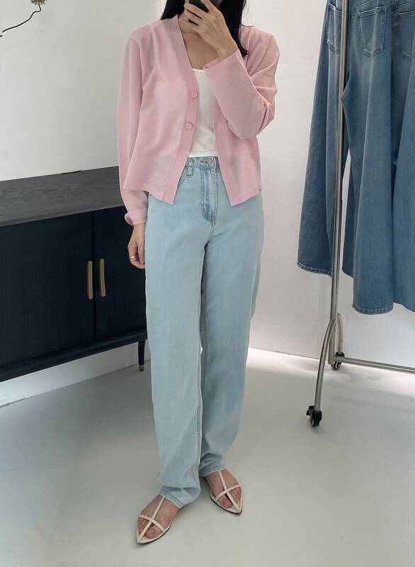 [clean space] Korean style straight skinny jeans 31398# cqw