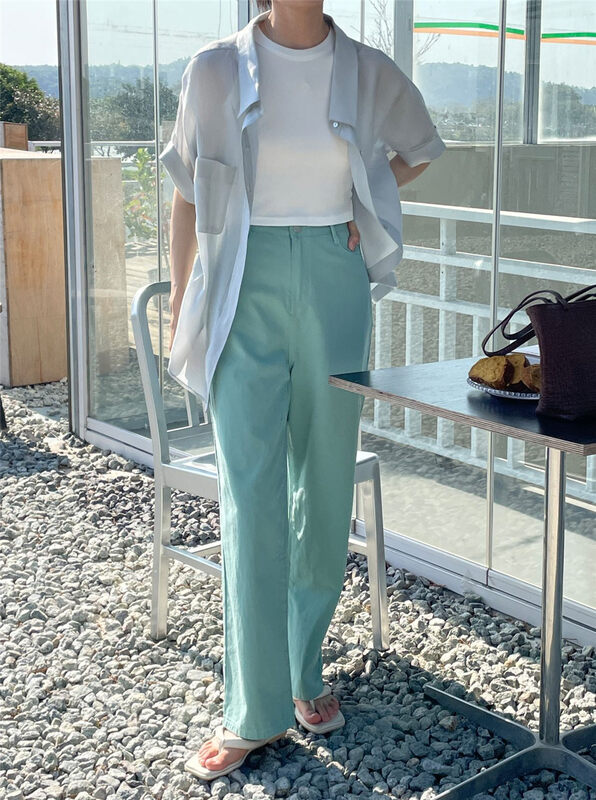 [clean space] Korean style high waisted skinny jeans 31928# CLS