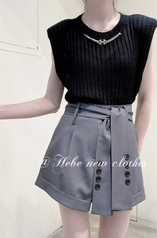 [Hebe] striped loose and versatile shirt 6117# XYJ