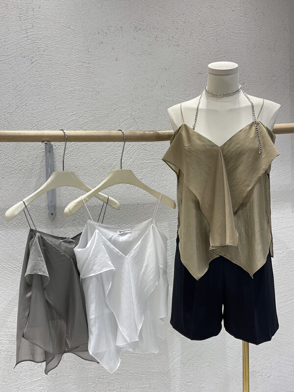 [JSM] fashionable Tencel temperament versatile vest / suspender (only selling vest) 9974# LSL
