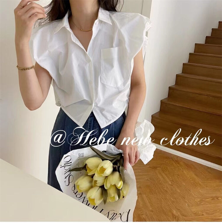 [Hebe] design sense, fashion, versatile shirt 1128# XYJ
