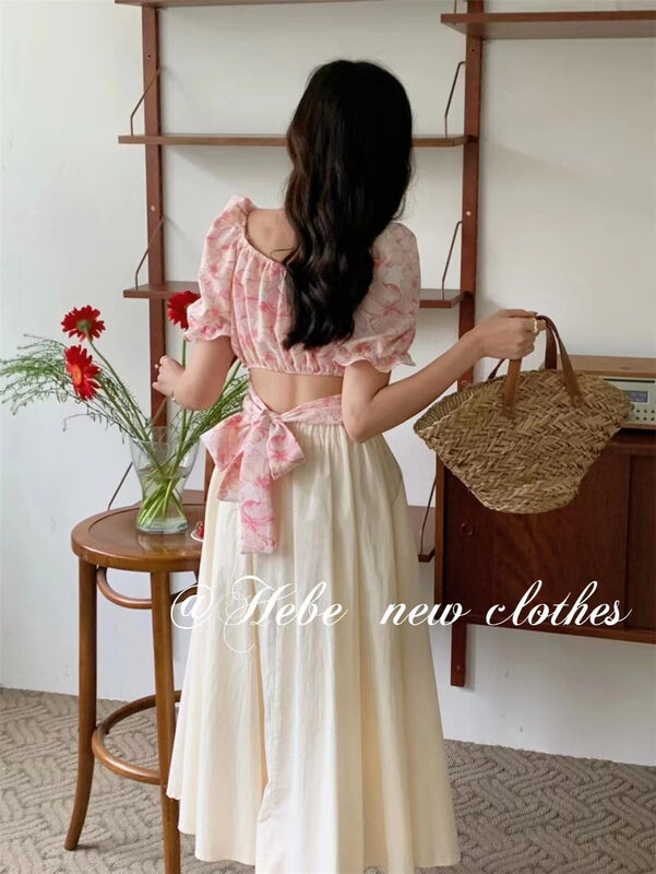[Hebe] flower fashion temperament shirt 616# XYJ