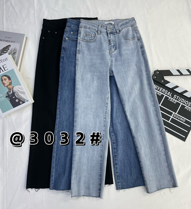 [-5kg] high elastic smoke tube jeans t3032# ll