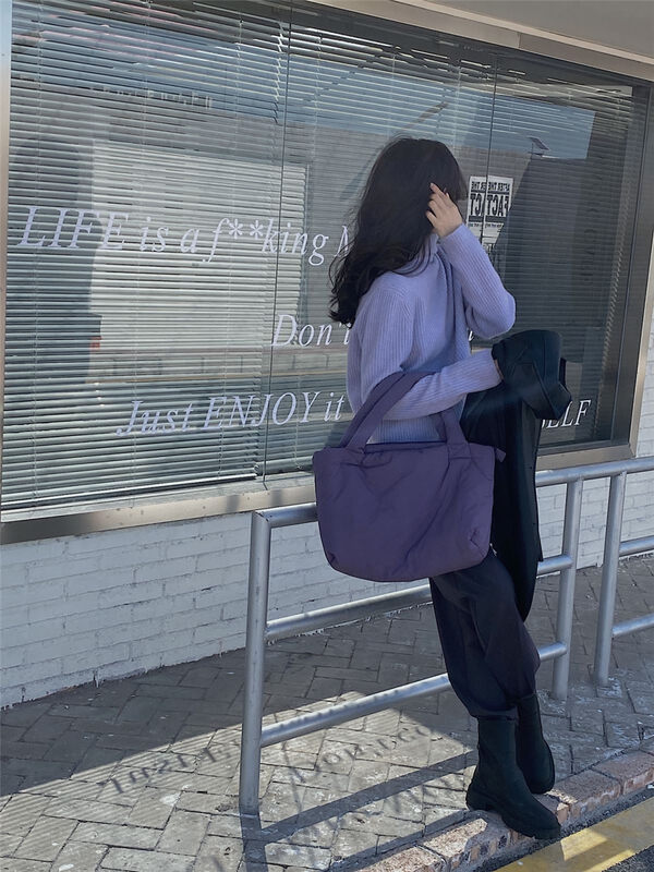 Original price 94.80! 13 color photos are super beautiful! [clean space] Korean style leisure versatile large capacity large handbag 30702a \cls