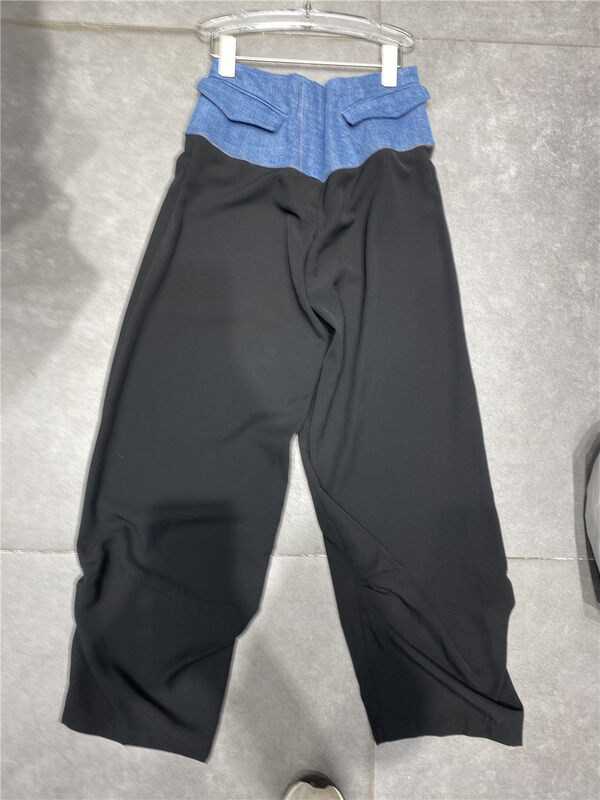 [natur] color blocking design sense niche casual pants 50972 \gyj