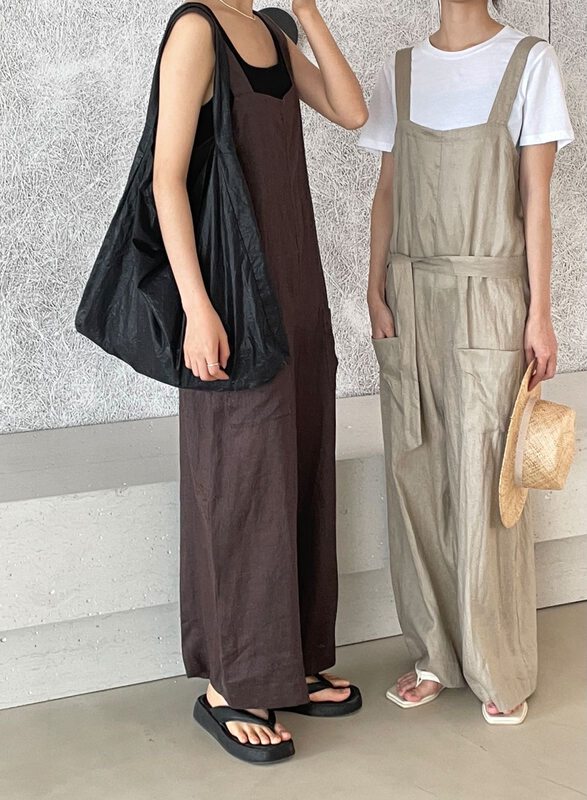 [clean space] simple and versatile loose Jumpsuit 27911# cqw