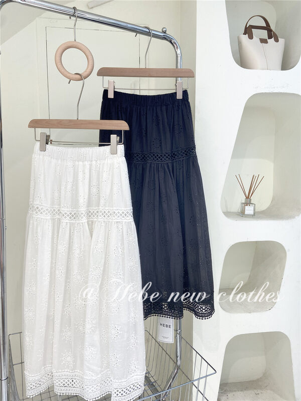 [Hebe] temperament embroidery versatile skirt ys2-936# XYJ