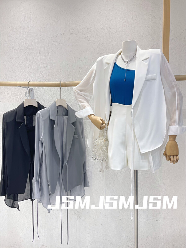 [JSM] simple thin Tencel fashion suit 8890# LSL