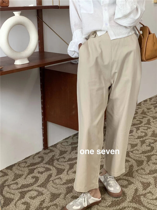Original price 62.04! [one seven] loose, simple and versatile casual pants h036# XYY