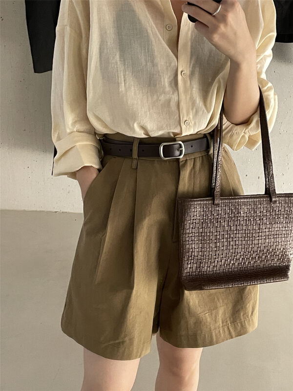 [clean space] Korean style versatile loose casual shorts 32613 \cqw