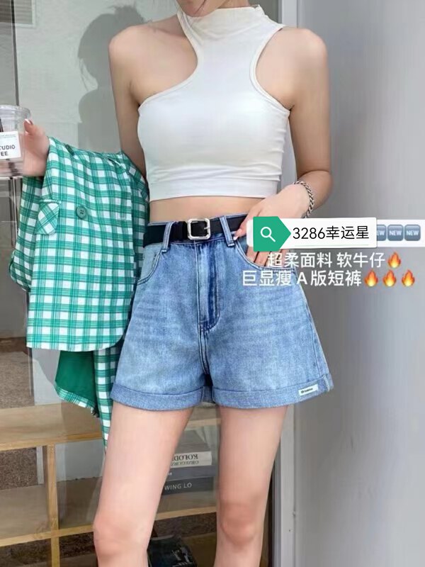 [J-star] retro Korean denim shorts 3286 × Cl