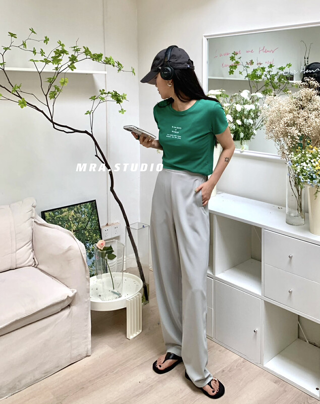 Original price 66.55! [MRA] big brand simple and versatile net casual pants x2022
