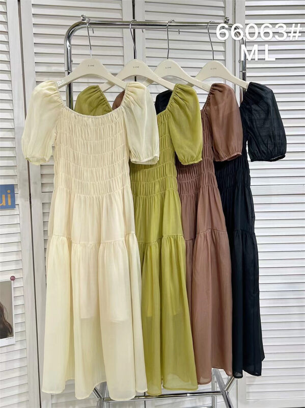 [liu-y] Tiansi gentle wind one-piece collar dress 66063\xj