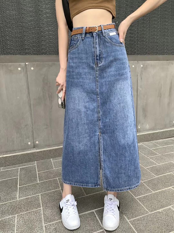 [J-star] Korean version of the new versatile denim skirt 6778# Cl