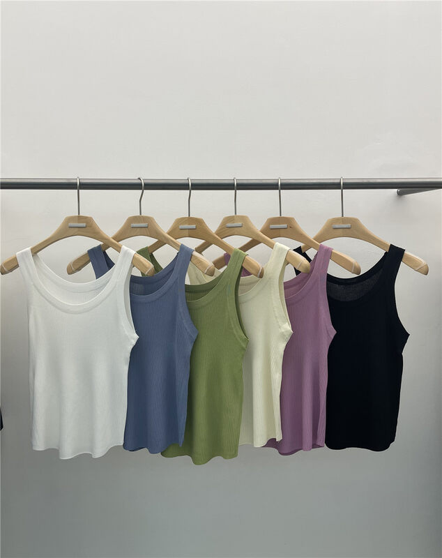 [blowing's] basic versatile solid color knitted vest / suspender b68121\jj