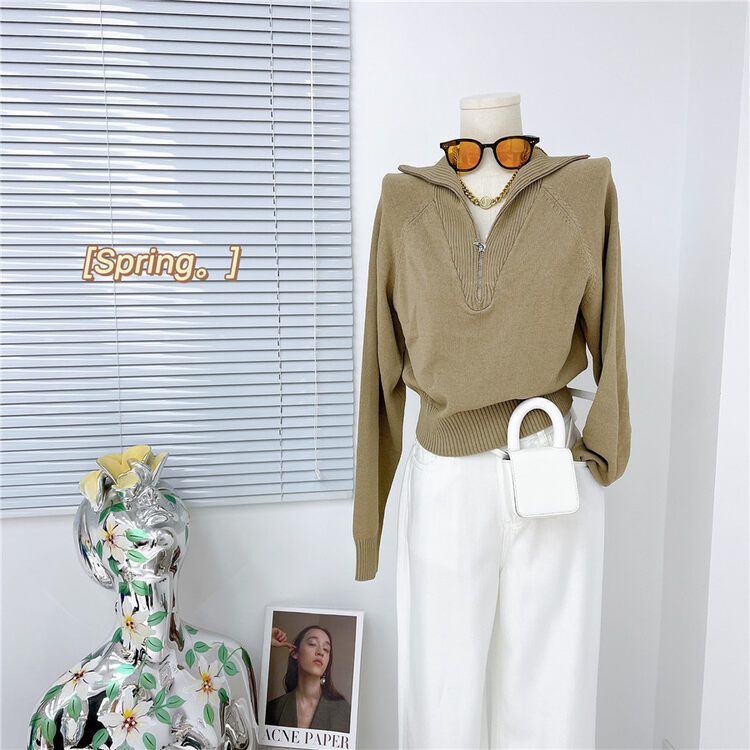 Cxdhh/ new year in early spring! [strict selection - planting grass and growing trees] Korean version simple high neck warm sweater ys1-xc9-s-10091# zyh