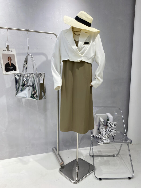 Cxdhh/ new year in early spring! [white] Korean version simple clear color suit ys1-xc9-w-10533# WPL