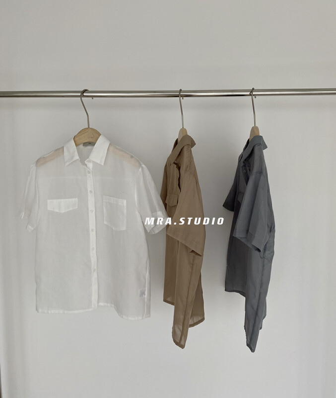 Original price 88.99! [MRA] Korean clear color light sunscreen shirt j2312