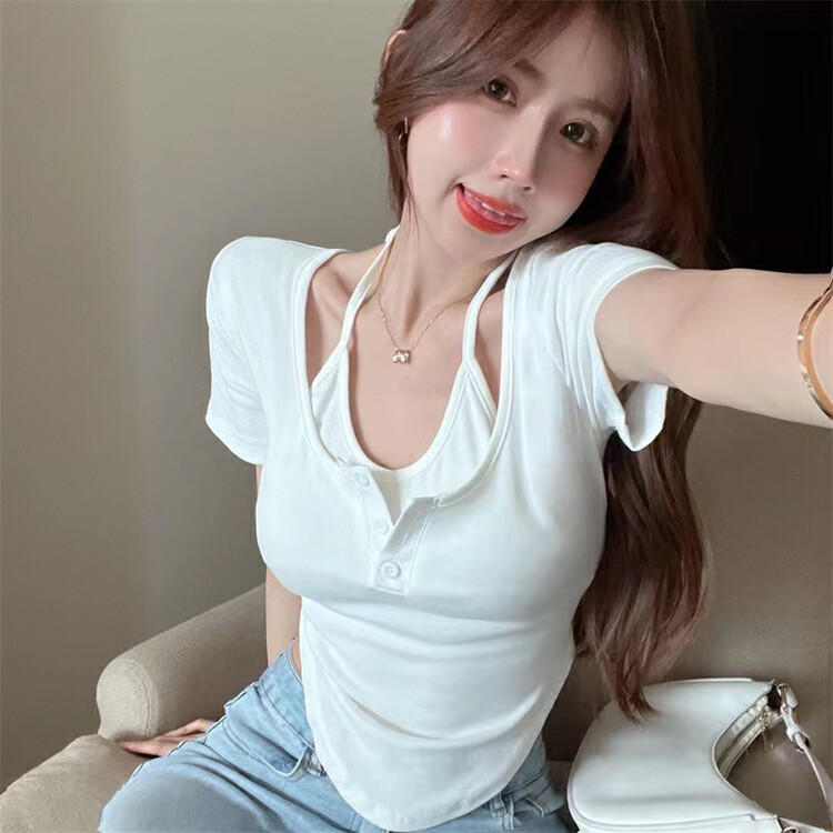 [top] Spice Girl Style slim fitting shirt 9889 \zjy