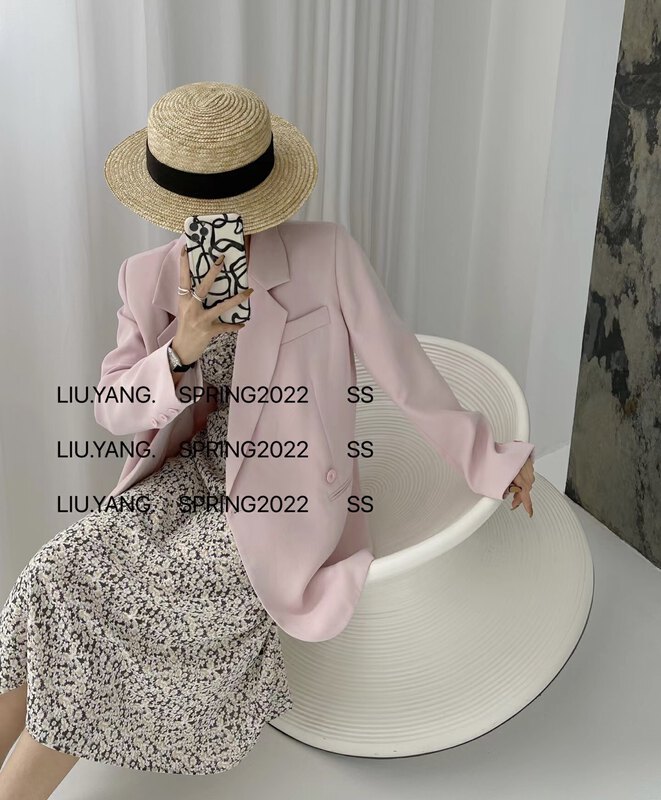 New year in early spring! [liu-y] Korean simple candy color suit 66017# XJ