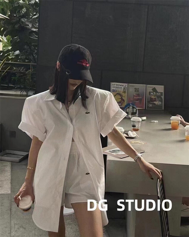 [top] labeled shirt + casual shorts suit (only suit) 9668\zjy