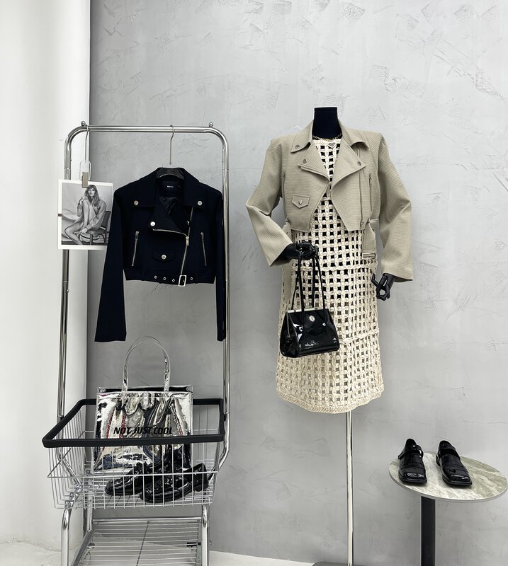 Cxdhh/ new year in early spring! [white] Korean zipper clear color short coat ys1-xc9-w-10219\wpl