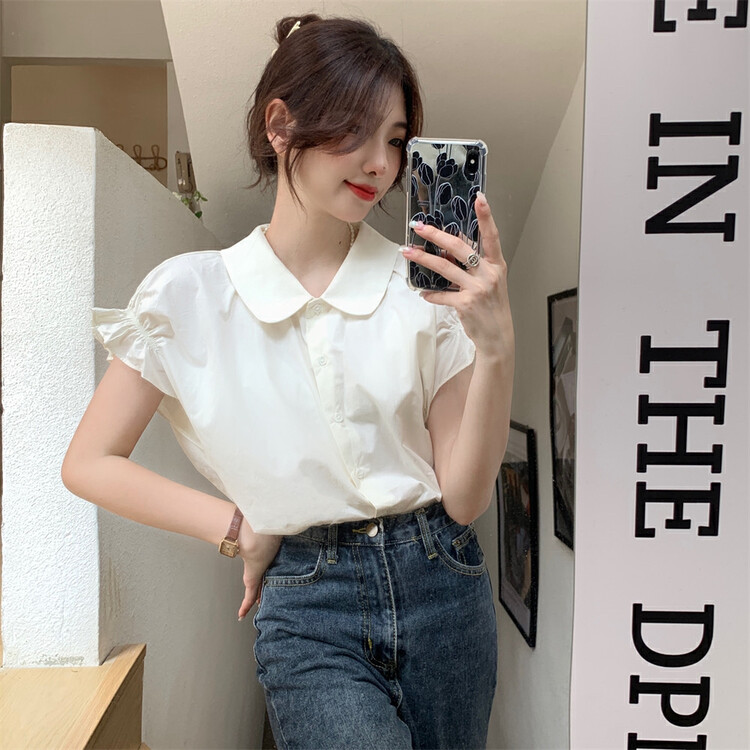 [vast charm] design sense niche loose chic shirt 1067# CLS