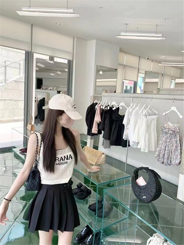[MS studio] Korean pleated design slim skirt 9252# PCZ