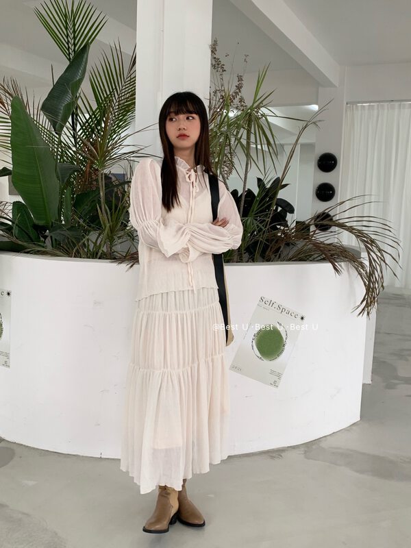 New year in early spring! [best u] basic comfortable Vest + simple shirt set 83182\lsw