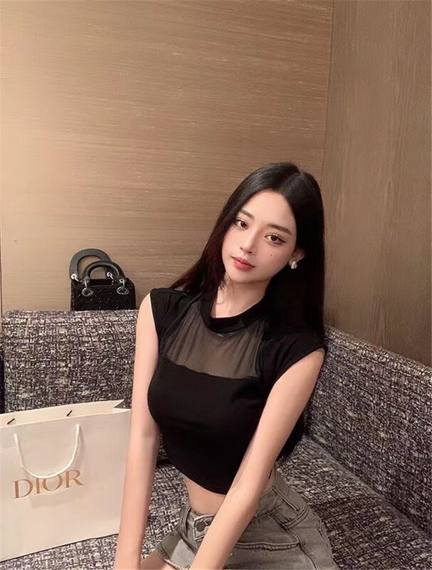 [MS studio] sexy thin pure desire style ice silk shirt 5940# PCZ