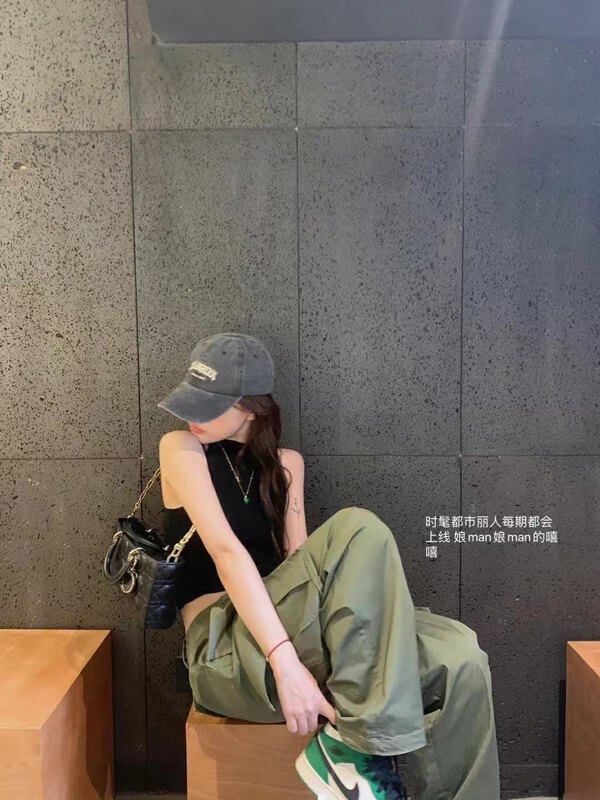 [MS studio] Korean slim versatile knitted vest / suspender 9217# PCZ
