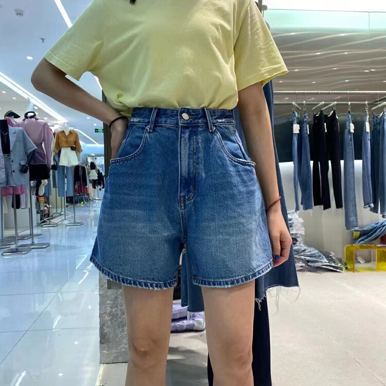 [buyer Yan Xuan Dai Jia'er] casual and versatile fashion denim shorts 1206# Cl