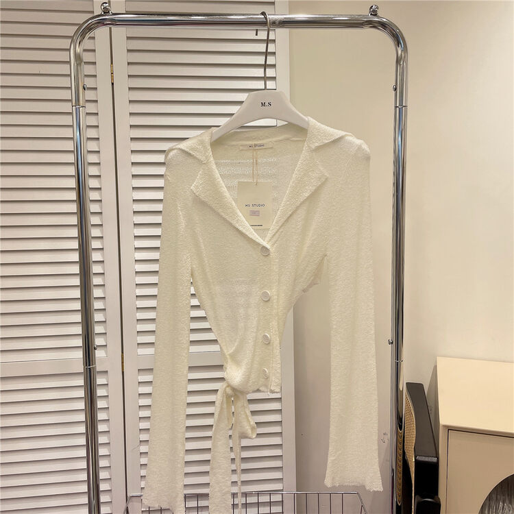 [MS studio] design sense niche versatile sweater ys1-9247# PCZ