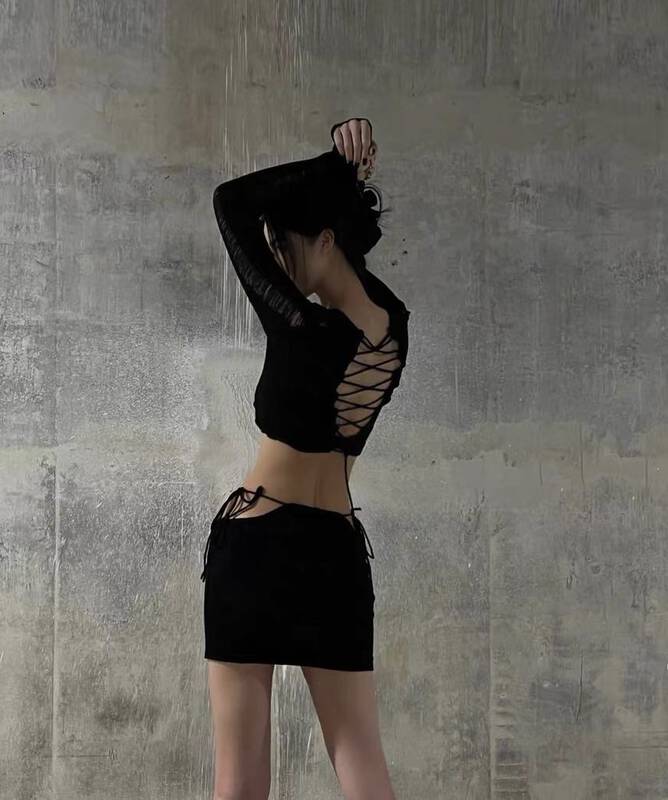 [toko.z] lace up fashionable skirt pants 22258 \zxl