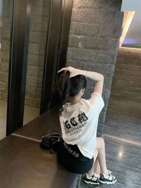 【MS STUDIO】印花套頭百搭短袖T恤  9205#  PCZ