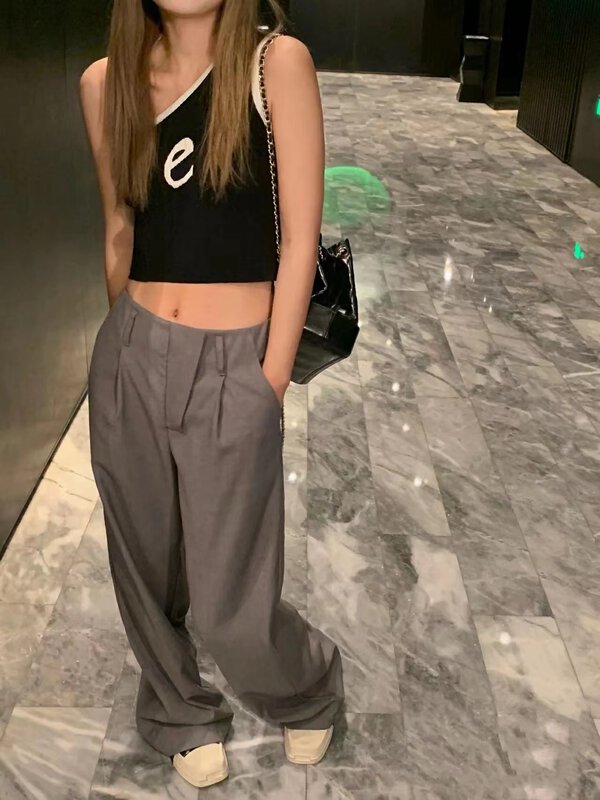 [toko.z] fashionable slim wide leg casual pants 22211 \zxl