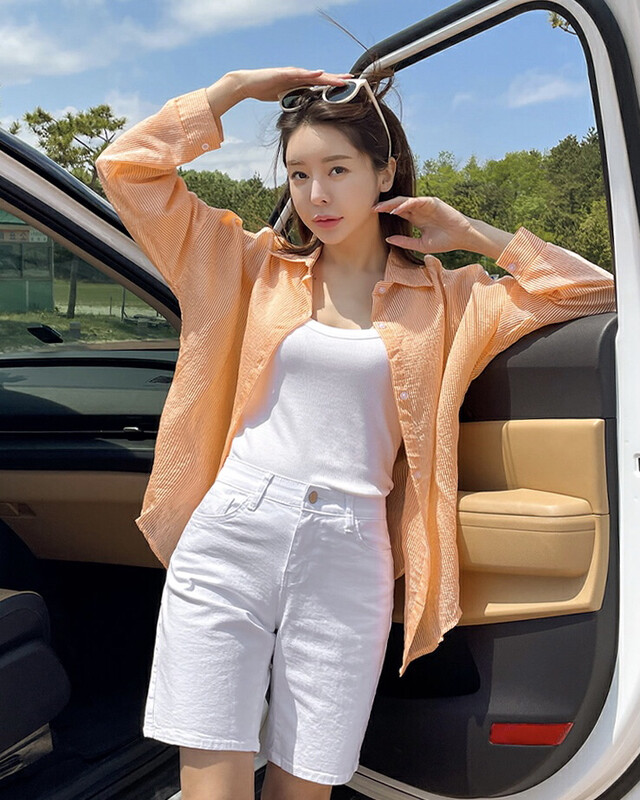 Original price 77.83! [baerman] solid color loose one pocket shirt 19405 \hbx