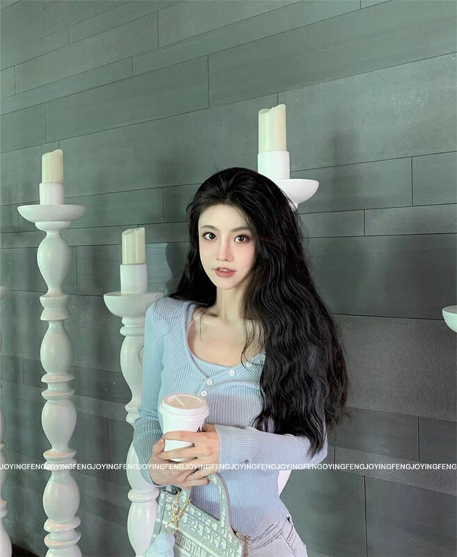 New year in early spring! [MS studio] Korean V-neck slim fitting sweater 09035# PCZ