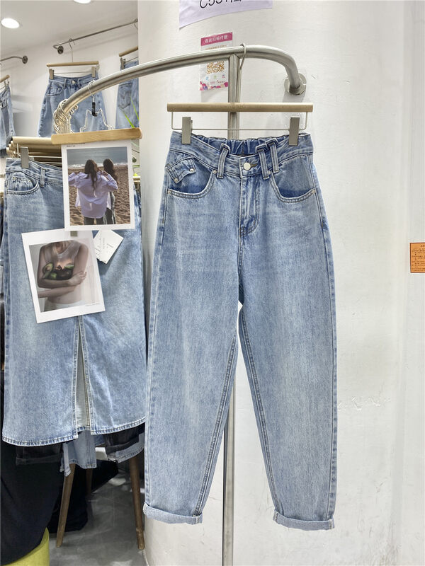 [0576jeans] Korean personalized Harlan casual jeans ys1-6722# zxx