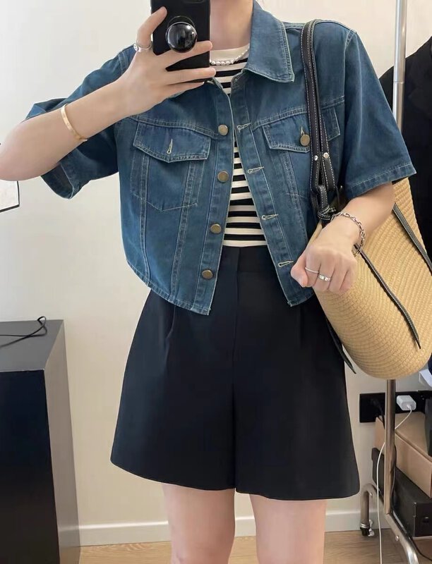 [women] Vintage simple versatile shirt 5277# zxl