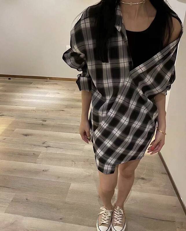 [toko.z] off shoulder fashion fake two shirts 22266 \zxl